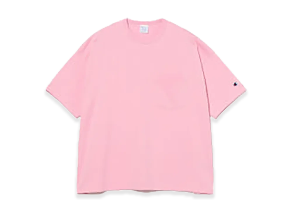 BEAMS x Champion x MIN-NANO Pocket T-shirt "O.Pink"