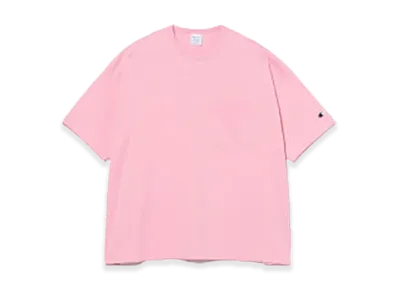 BEAMS x Champion x MIN-NANO Pocket T-shirt "O.Pink"