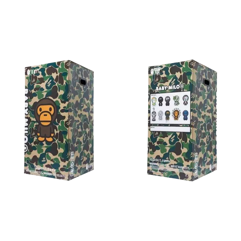 A BATHING APE BABY MILO 10 ARTISTS 8” FIGURE BUNDLE SET "Multi"