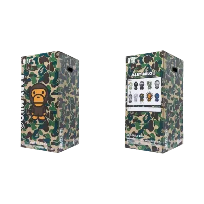 A BATHING APE BABY MILO 10 ARTISTS 8” FIGURE BUNDLE SET "Multi"