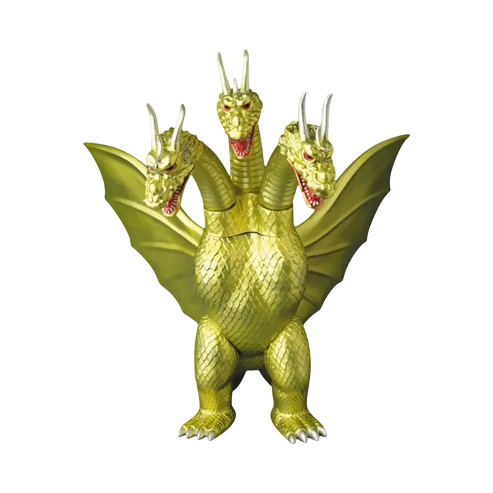 MEDICOM TOY / Marmit "GODZILLA VINYL WARS EX" King Ghidorah (Gold Color)