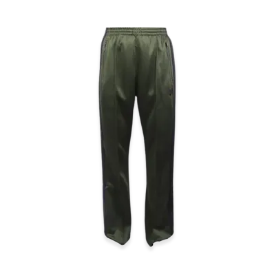 NEEDLES Boot-Cut Track Pants Poly Smooth "Olive"