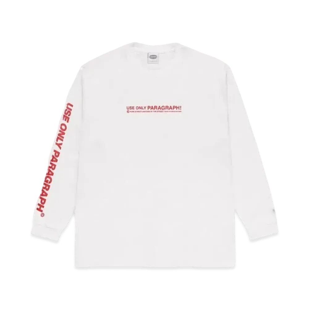 Paragraph Use Only Paragraph L/S "White"