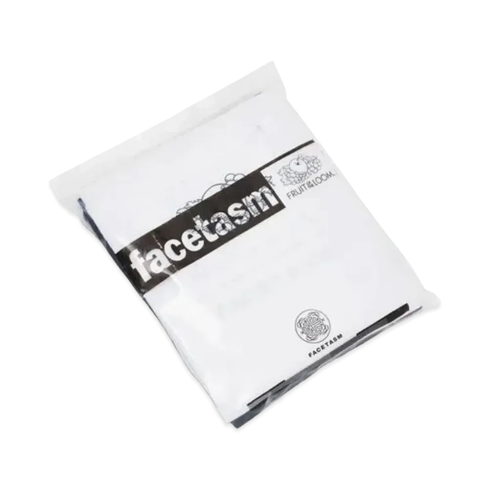 FACETASM x FRUIT OF THE LOOM Pack Big Tee "Black White"