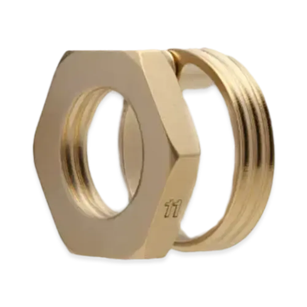 Maison Margiela Bolt & Nut Cutout Earring "Gold"