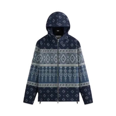 Kith &Kin Branden Tapestry Full Zip Hoodie "Nocturnal"