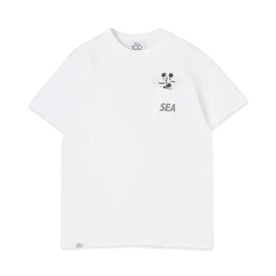 WIND AND SEA Mickey Mouse / Pocket Tee "White"