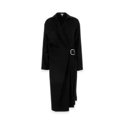 LOEWE Women's Stretch Cady Dress "Black"