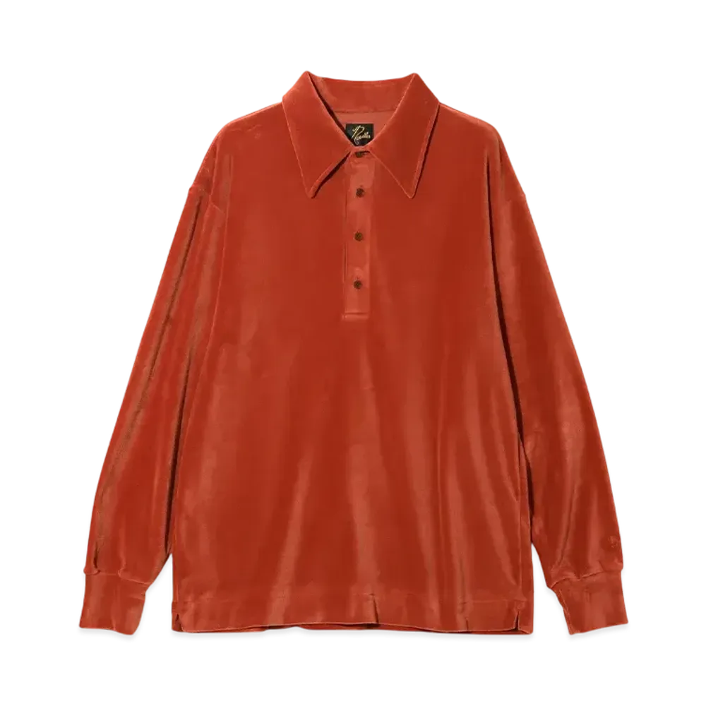 NEEDLES Pullover Shirt - Velour Jersey "Red"
