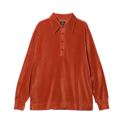NEEDLES Pullover Shirt - Velour Jersey "Red"