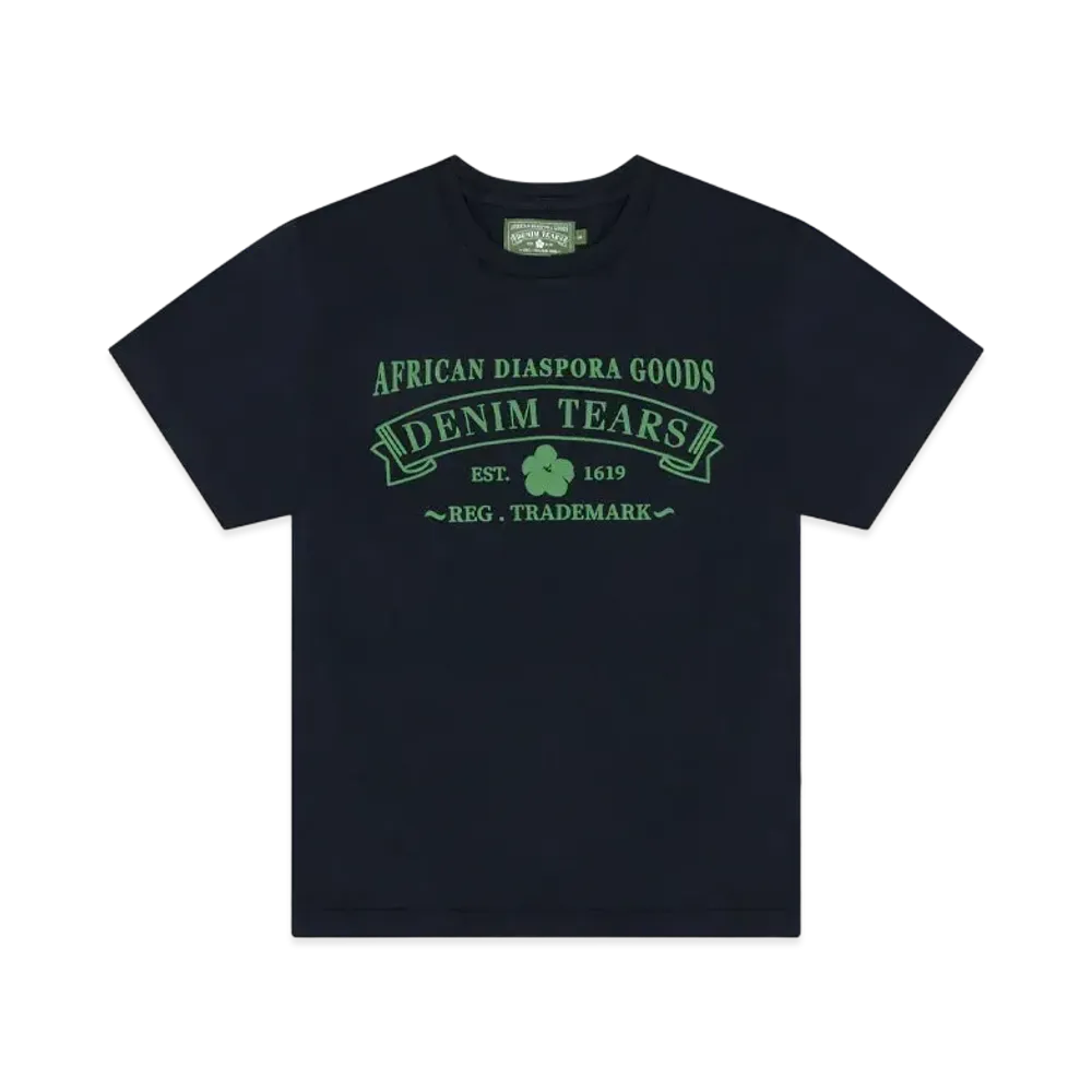 DENIM TEARS ADG Tee "Navy"
