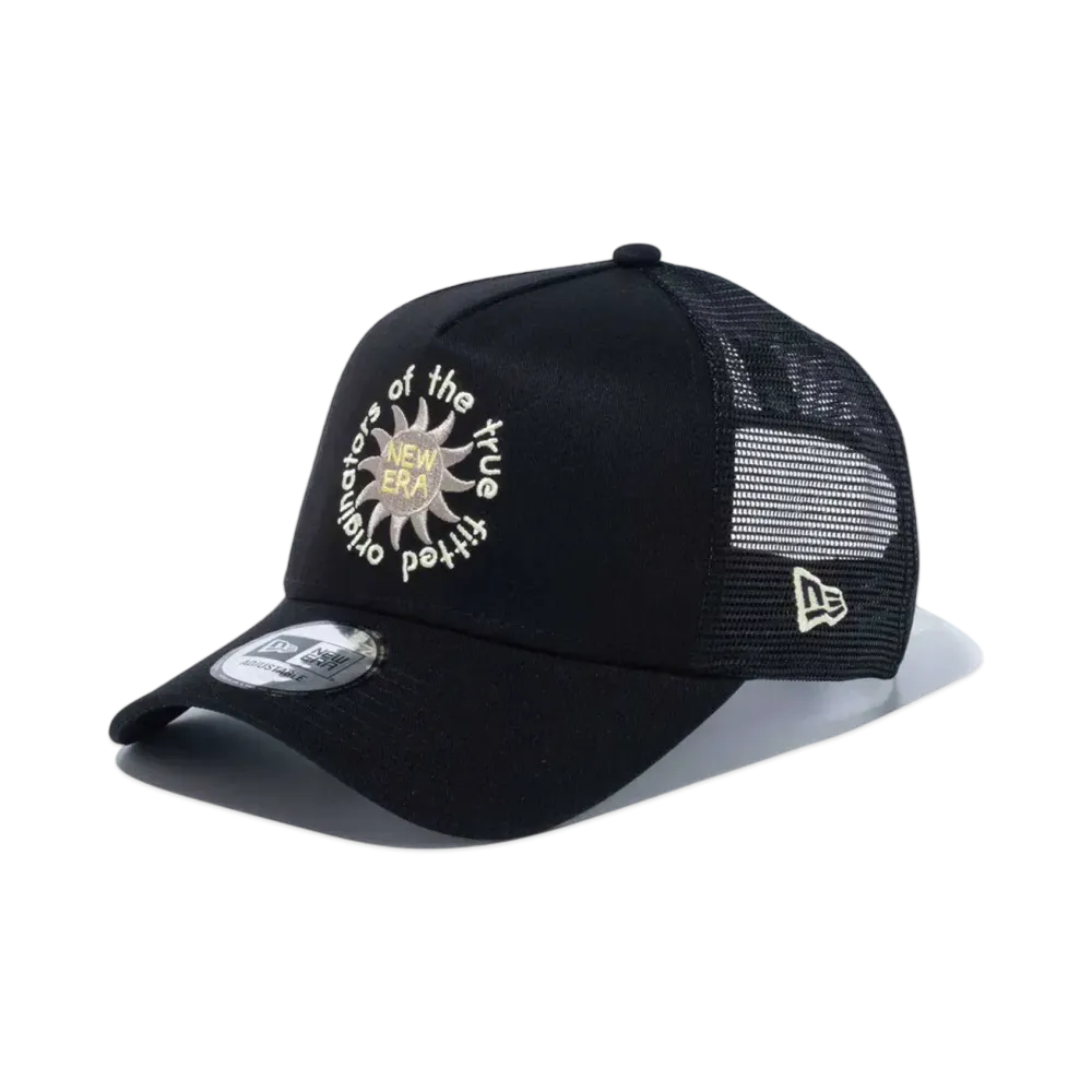 NEW ERA 9Forty A-Frame Tracker Botanical Logo 'New Era Outdoor' "Black"