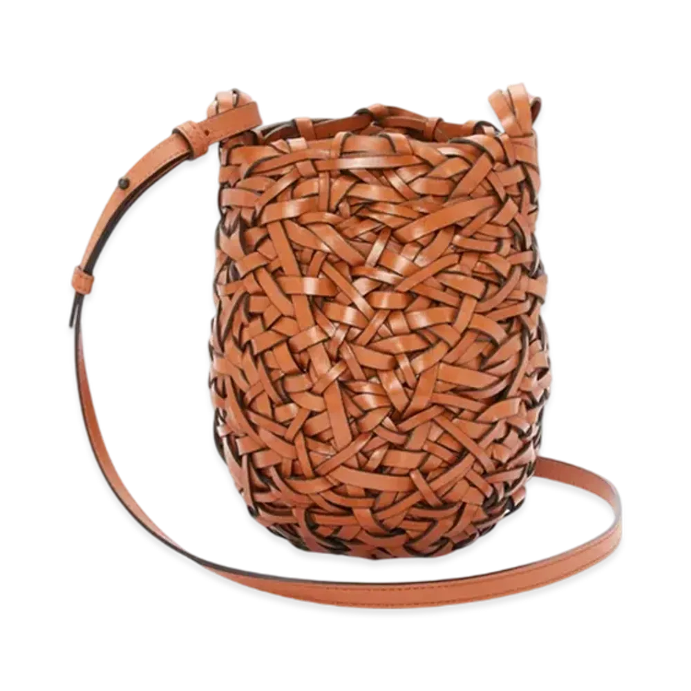 LOEWE Nest Basket Bag Small "Tan"