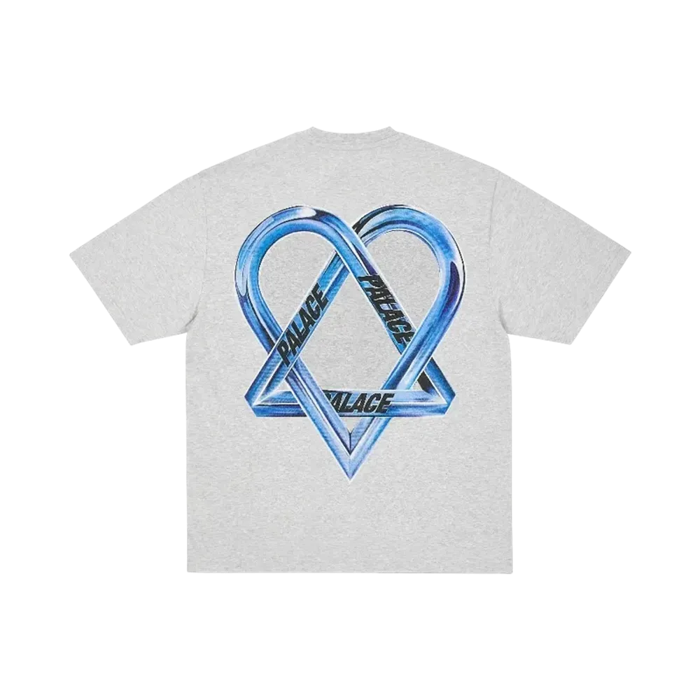PALACE x HIM Tri Gram T Shirt "Grey"