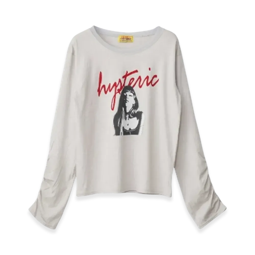 HYSTERIC GLAMOUR Unlimited Girl T-Shirt "Beige"