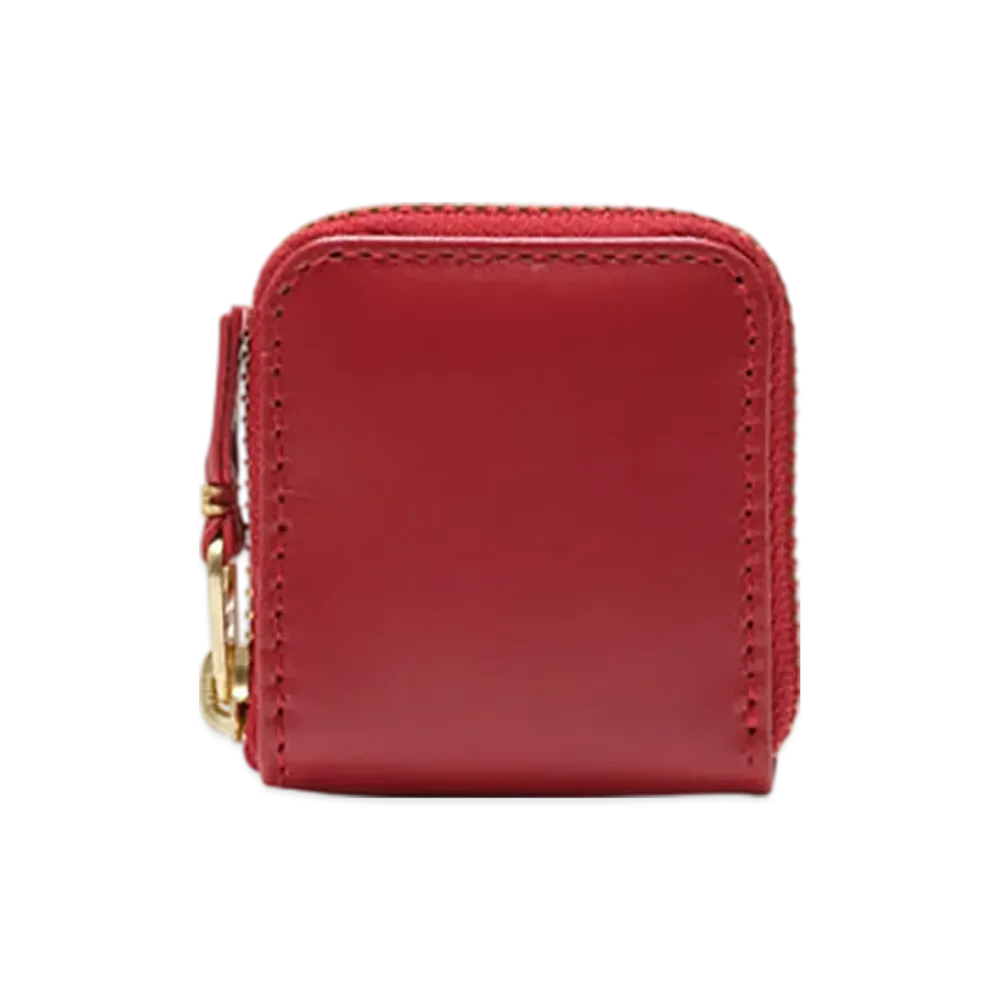 COMME des GARCONS Wallet Colored Leather "Red"