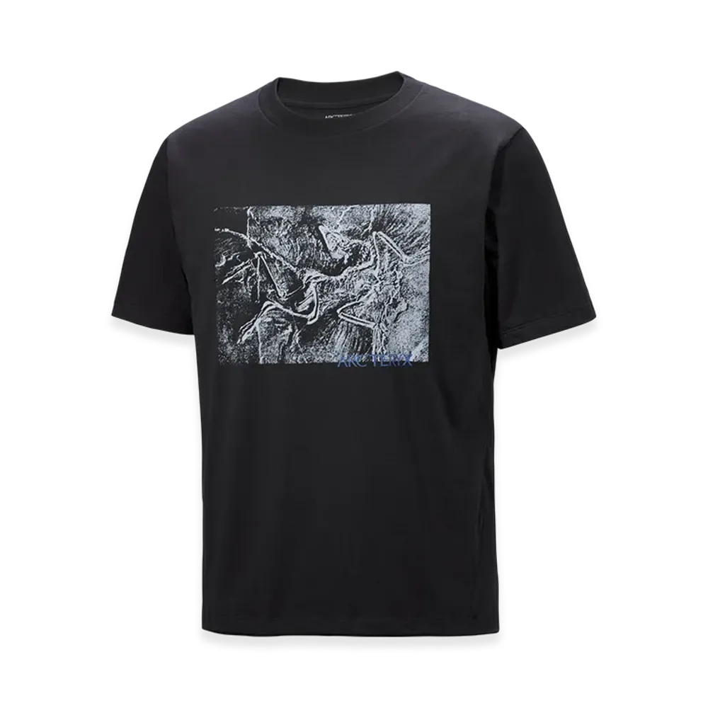 ARC'TERYX Kragg Cotton Lithographica SS Men's "Black" X000009926