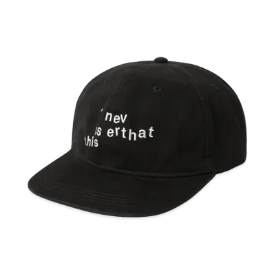 thisisneverthat Broken Logo Cap "Black"