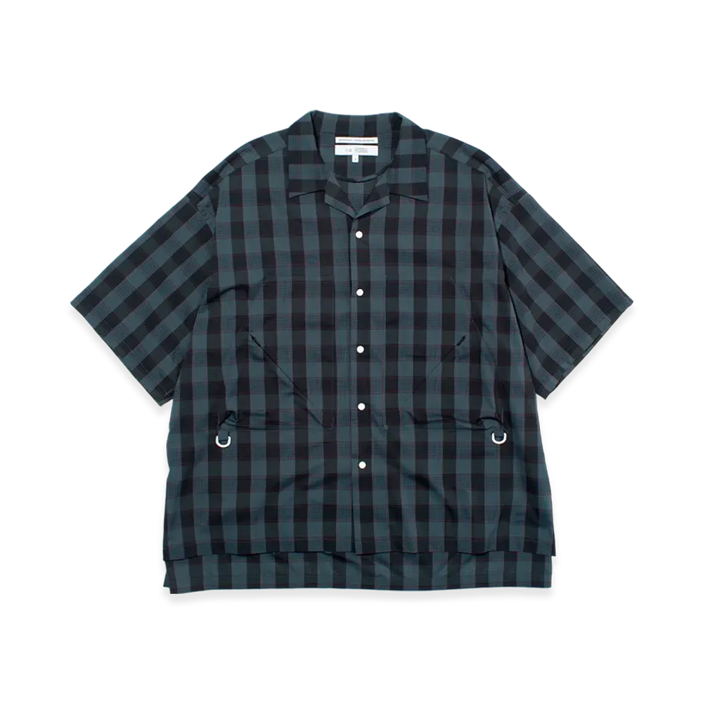 F/CE. Dotair Open Collar Shirt "Charcoal"