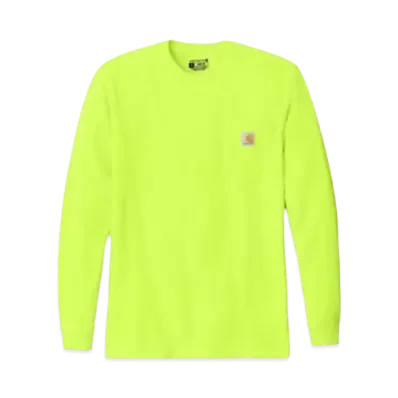 Carhartt Workwear Pocket Long Sleeve T-Shirt "Lime"