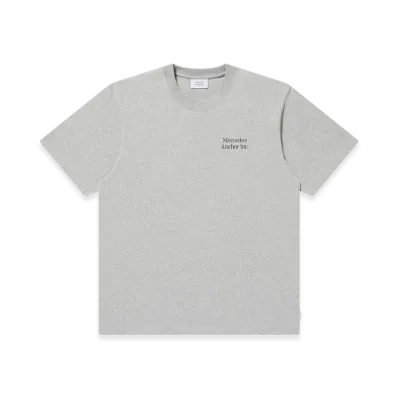 Mercedes Anchor inc. Logo Tee "Heather Gray"