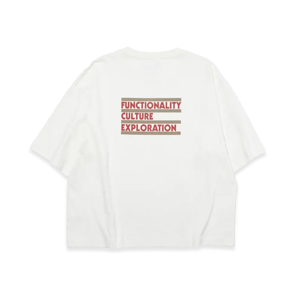 F/CE. Recycle Fce Back Print Tee "Charcoal"