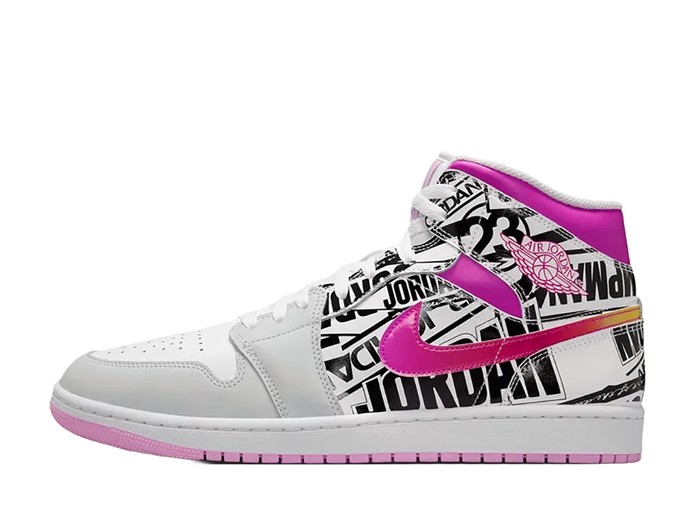 Nike Air Jordan 1 Mid "What The Logo"