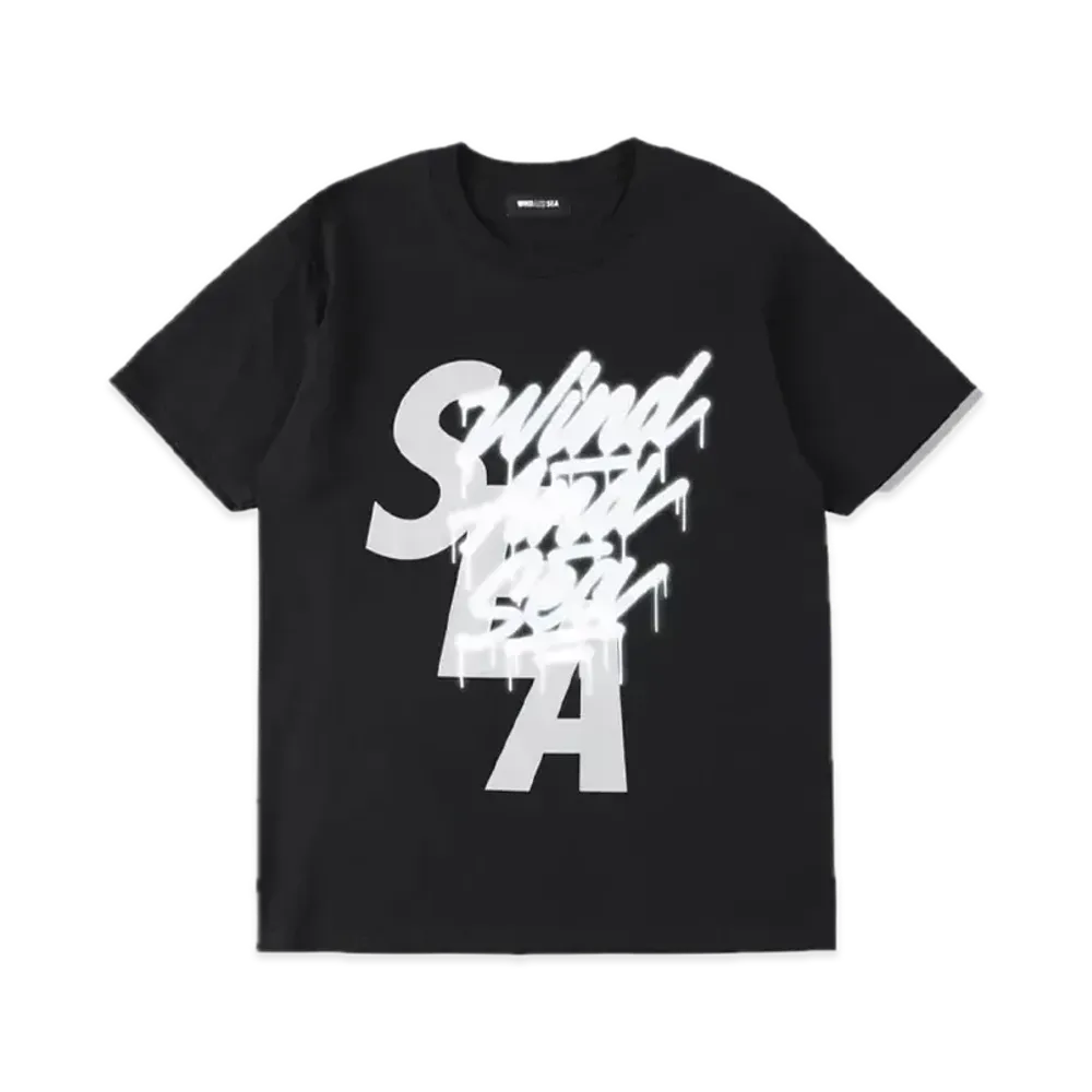 It's A Living x WIND AND SEA S_E_A Tee "Black"