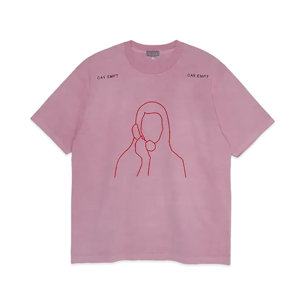 Cav Empt (C.E) OVERDYE SOURCE-OUTPUT T "Pink"