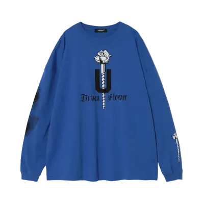 UNDERCOVER Cotton Long Sleeve T-Shirt "Blue"