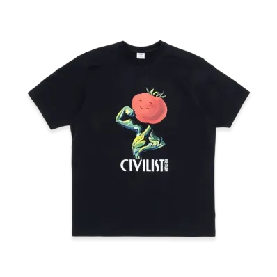 Civilist Tomato Tee "Black"