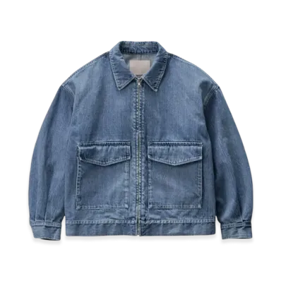 Graphpaper Selvage Denim Zip Jacket "Indigo"