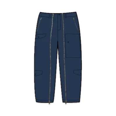 Supreme x Alpha Industries Cotton Twill Flight Pant "Navy"