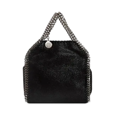 STELLA McCARTNEY Women's Micro Falabella Tote Bag "Black"