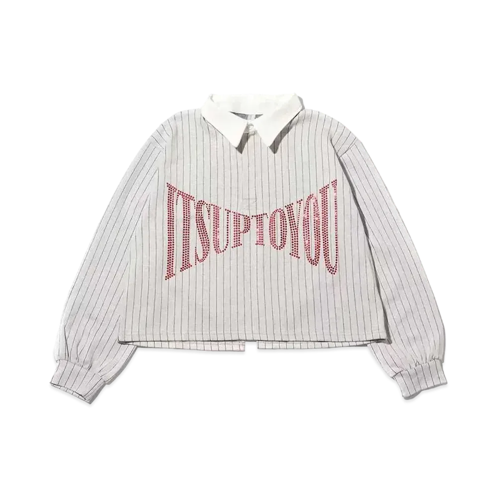 atmos pink Back Slit Octagon Top "Stripe"