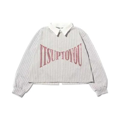 atmos pink Back Slit Octagon Top "Stripe"