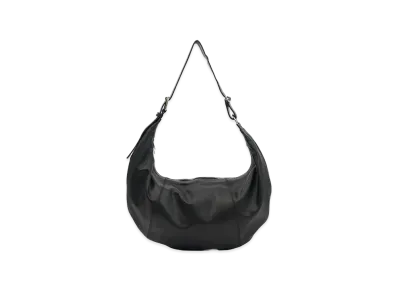 YOKE Calf Leather Shoulder Bag "Black"