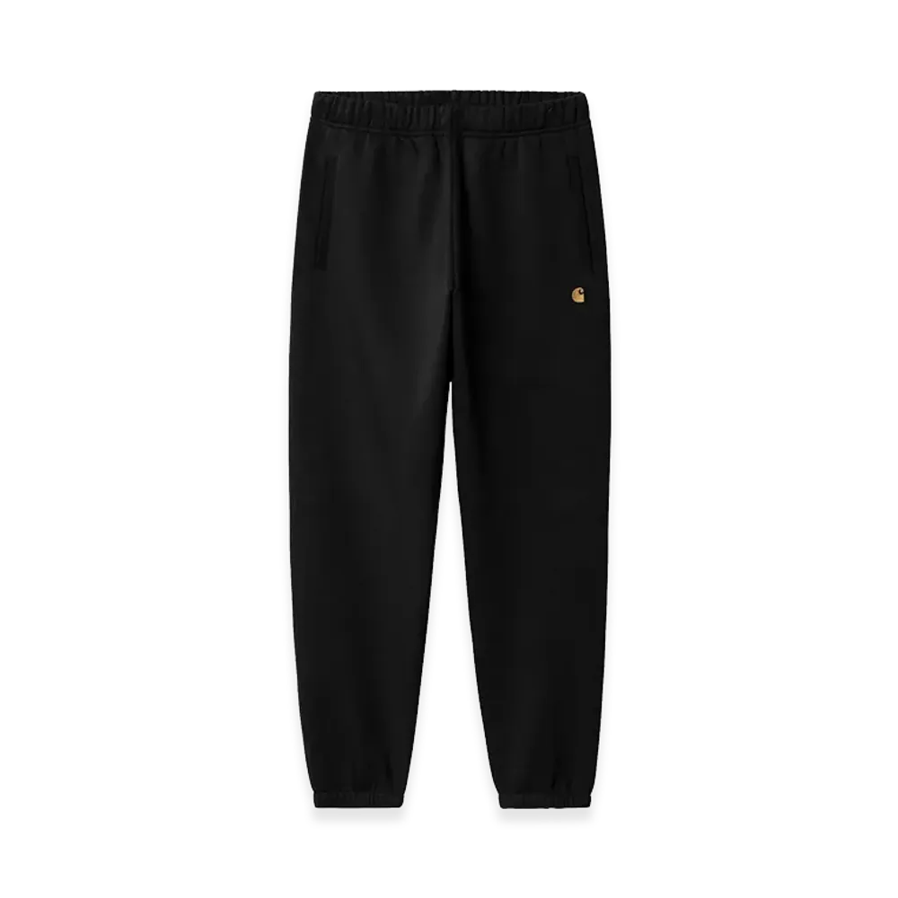 Carhartt WIP Chase Sweat Pant "Black/Gold"