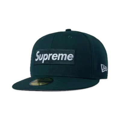 Supreme World Famous Box Logo New Era® "Dark Green"