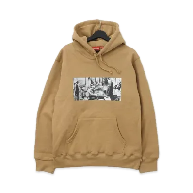 Supreme x Mike Kelley Franklin Hooded Sweatshirt "Tan"