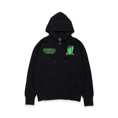 Netflix Stranger Things x V.A. Zip Hoodie DEMOGORGON "Black"