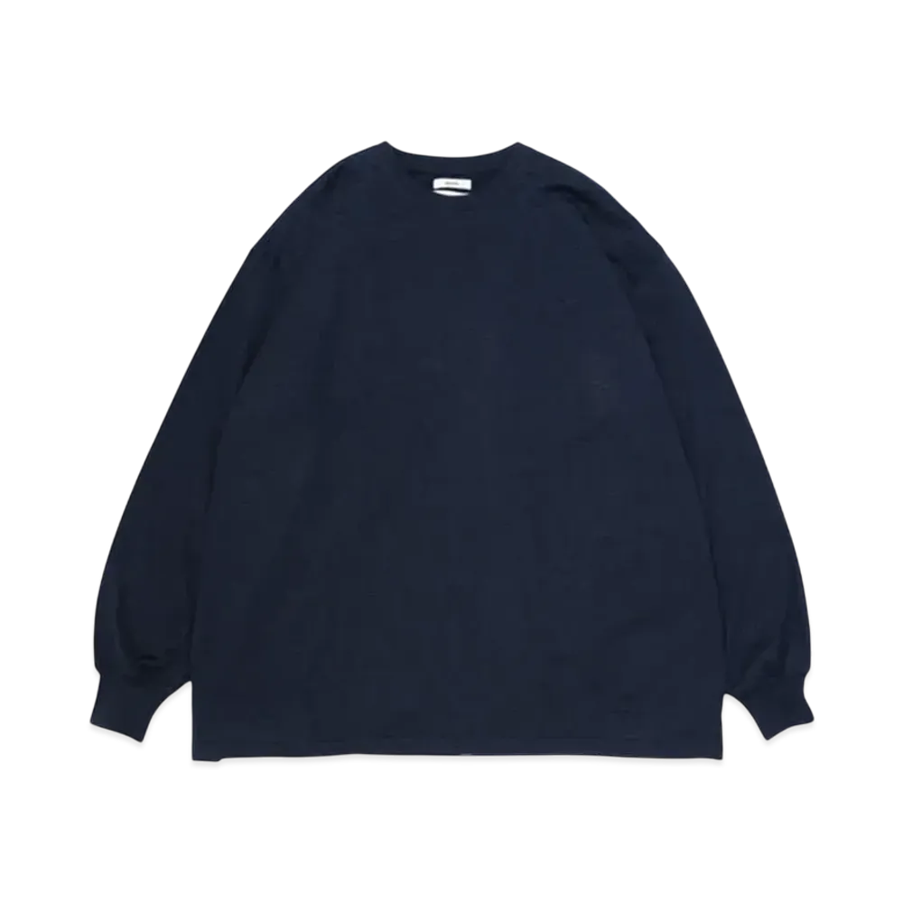 Graphpaper Bodhi For Graphpaper Big Extra Fine Cashmere L/S Tee "Navy"