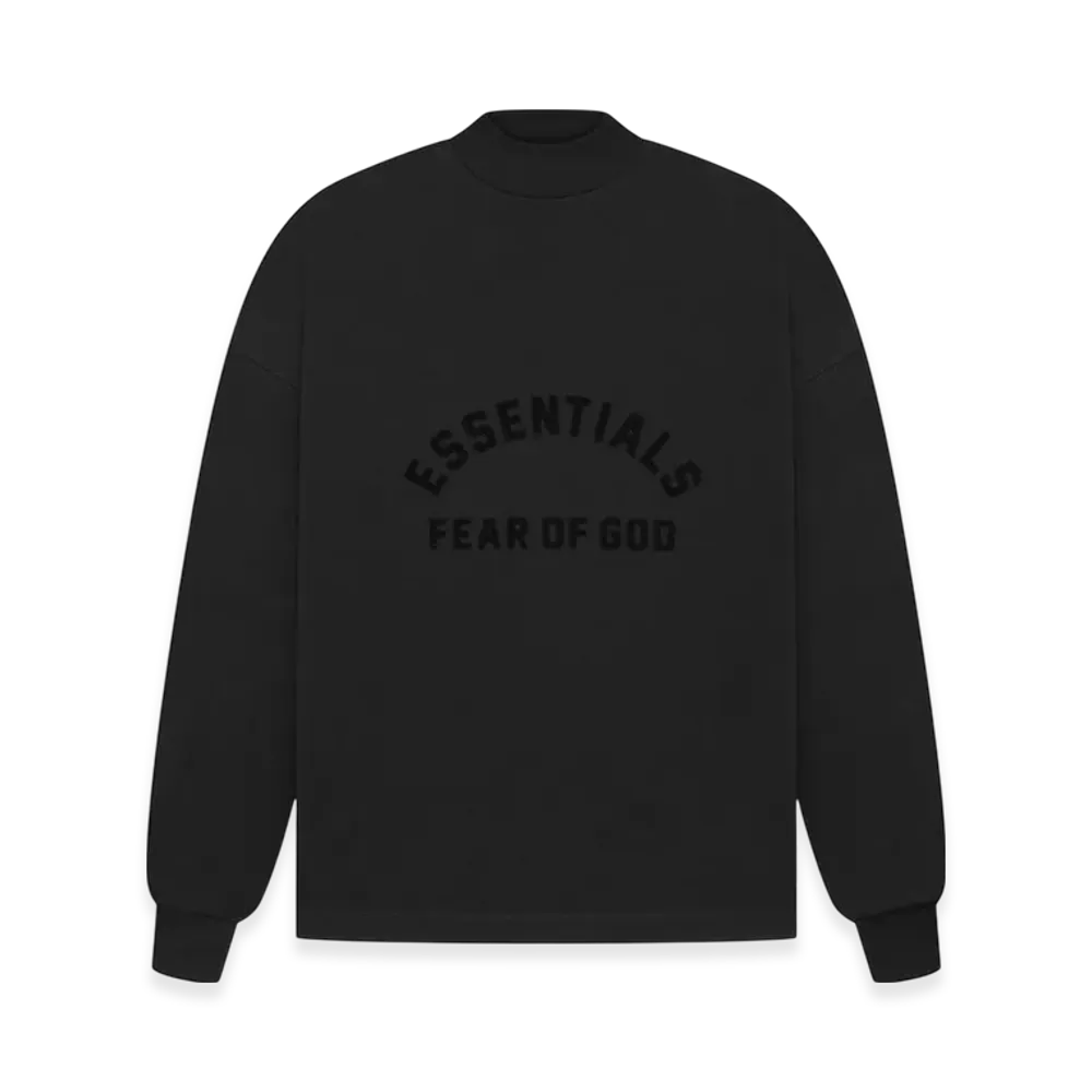 FEAR OF GOD Essentials Bonding Long Sleeve "Jet Black"