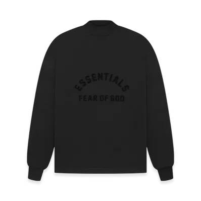 FEAR OF GOD Essentials Bonding Long Sleeve "Jet Black"