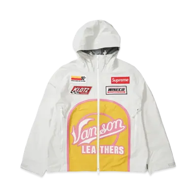 Supreme x Vanson Leathers GORE-TEX Shell Jacket "White"