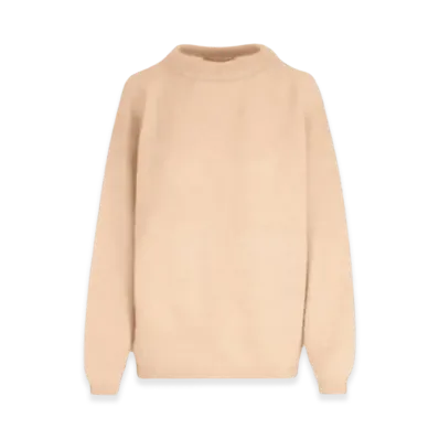 Acne Studios Mohair Wool Crewneck Jumper "Warm Beige"