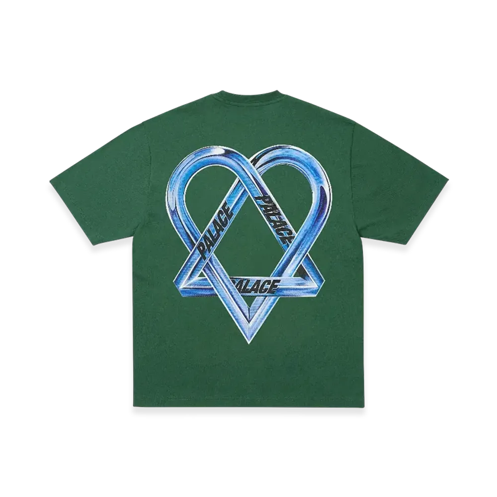 PALACE x HIM Tri Gram T Shirt "Green"