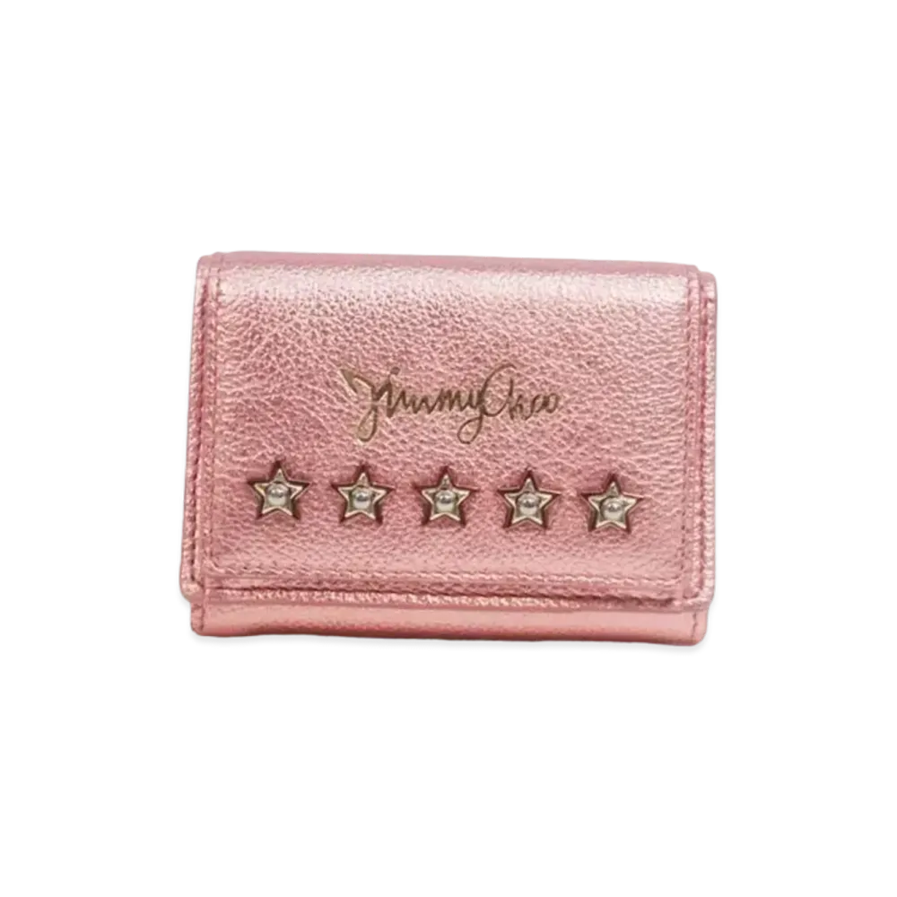 Jimmy Choo Wallet "Metallic Pink"