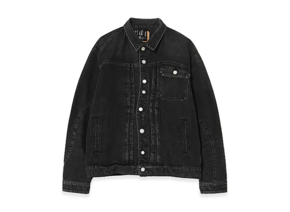 UNDERCOVER Used Wash Denim Jacket "Black"