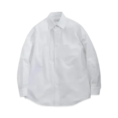Graphpaper Broad Regular Collar Shirt "White"